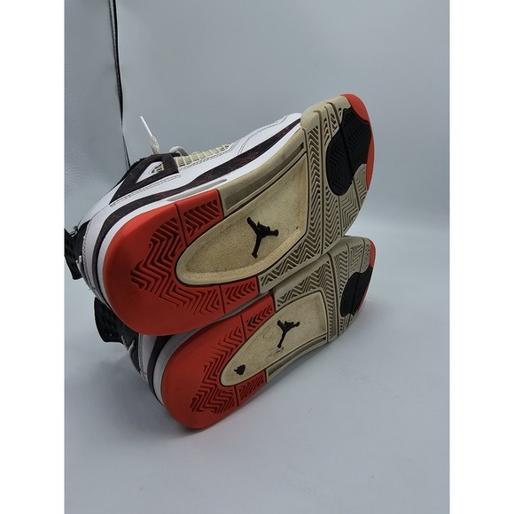 Nike‎ Air Jordan 4 Retro Flight Nostalgia Size 6.5y White Black 408452-116 2018 - Picture 11 of 15